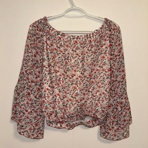 Pink Lily Off the Shoulder blouse